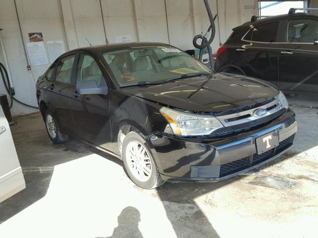 1FAHP35N59W180175 - 2009 FORD FOCUS SE BLACK photo 1