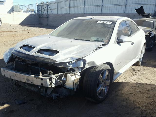 1G2ZM577984152976 - 2008 PONTIAC G6 GXP SILVER photo 2