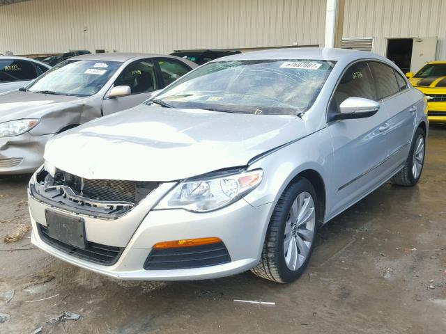 WVWMN7AN9BE719856 - 2011 VOLKSWAGEN CC SPORT SILVER photo 2