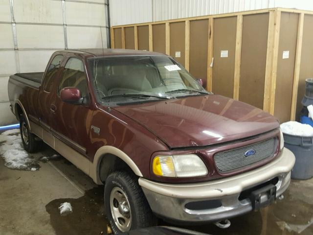 1FTDX18W5VKC19253 - 1997 FORD F150 MAROON photo 1