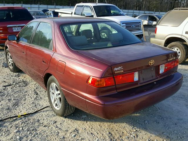 4T1BG22K01U022732 - 2001 TOYOTA CAMRY CE MAROON photo 3