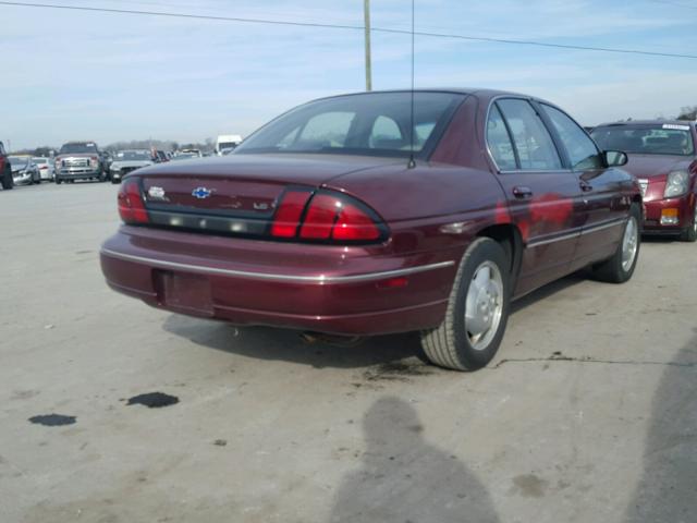 2G1WL52M2W9105113 - 1998 CHEVROLET LUMINA BAS MAROON photo 4
