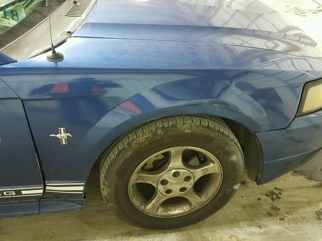 1FAFP4046YF132291 - 2000 FORD MUSTANG BLUE photo 9