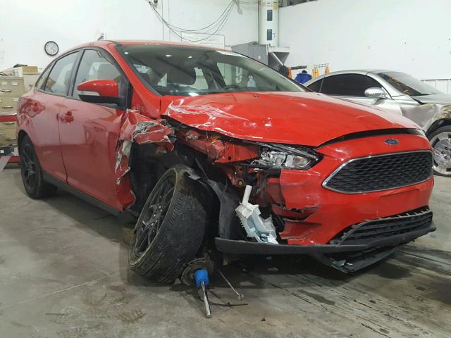 1FADP3F28GL286153 - 2016 FORD FOCUS SE RED photo 1