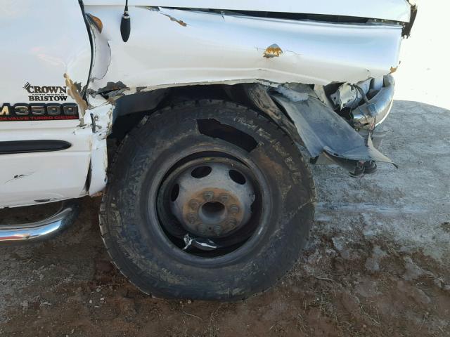 1B7MC336XYJ149001 - 2000 DODGE RAM 3500 WHITE photo 10