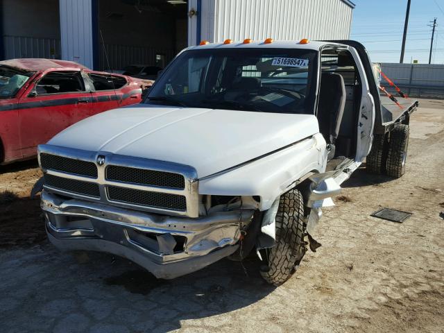 1B7MC336XYJ149001 - 2000 DODGE RAM 3500 WHITE photo 2