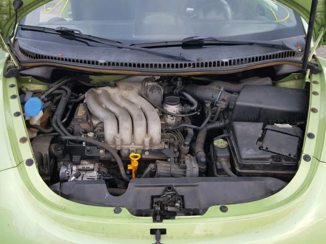 3VWCK21CX1M460256 - 2001 VOLKSWAGEN NEW BEETLE 绿色 照片 7
