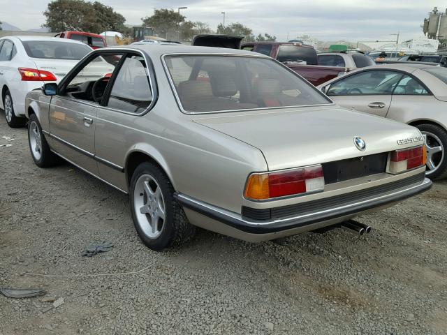 WBAEC810908183343 - 1985 BMW 635CSI GOLD photo 3