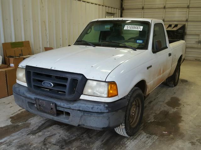 1FTYR10D84PA10600 - 2004 FORD RANGER WHITE photo 2