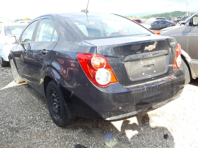 1G1JA5SH1F4192668 - 2015 CHEVROLET SONIC LS 黑色 照片 3