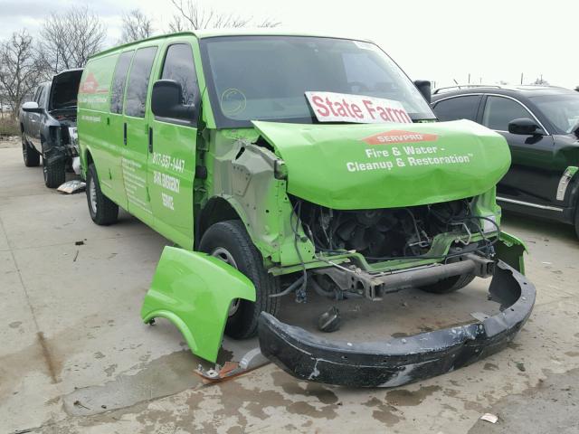 1GCHG39U371236247 - 2007 CHEVROLET EXPRESS G3 GREEN photo 1