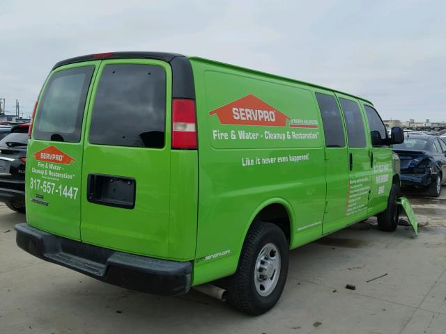 1GCHG39U371236247 - 2007 CHEVROLET EXPRESS G3 GREEN photo 4