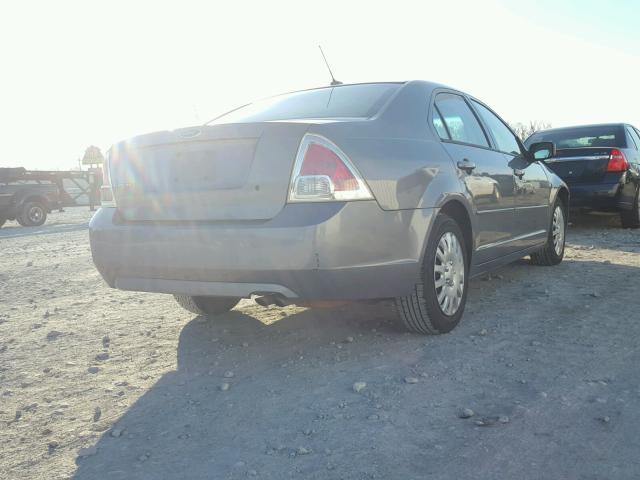 3FAHP06Z57R279112 - 2007 FORD FUSION S GRAY photo 4