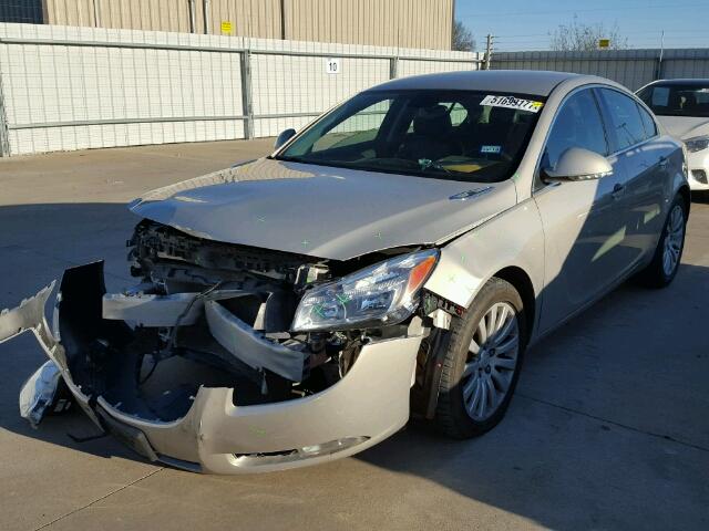 2G4GR5EK9C9174974 - 2012 BUICK REGAL Dorado foto 2