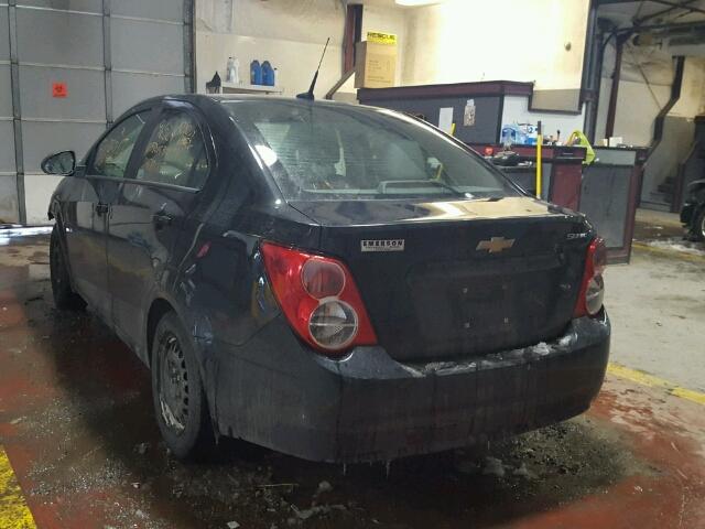 1G1JB5SG1E4152383 - 2014 CHEVROLET SONIC LS 黑色 照片 3