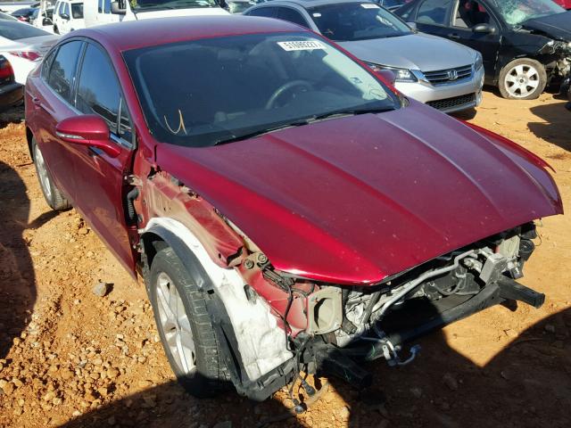 3FA6P0H72GR235779 - 2016 FORD FUSION SE MAROON photo 1