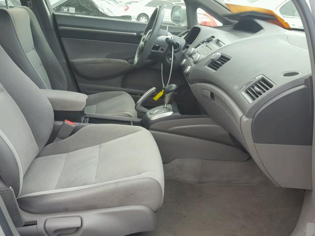 2HGFA16848H303527 - 2008 HONDA CIVIC EX SILVER photo 5