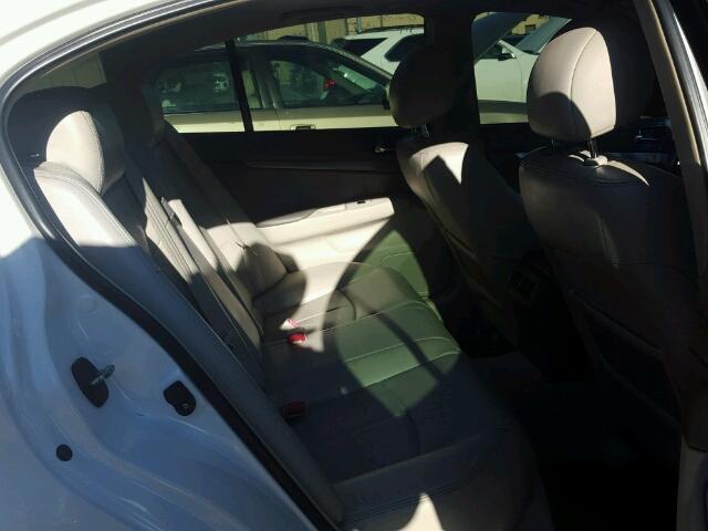 JN1DV6AP5CM700498 - 2012 INFINITI G25 BASE WHITE photo 6