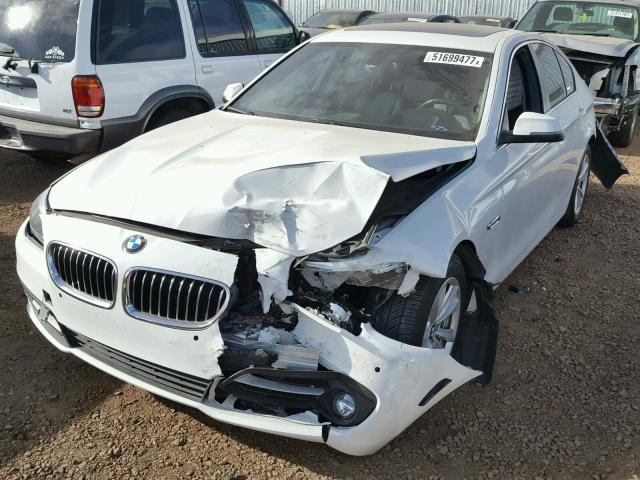 WBA5A5C51FD514560 - 2015 BMW 528 I WHITE photo 2