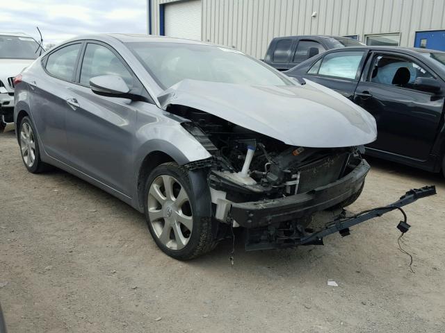 KMHDH4AE7CU267107 - 2012 HYUNDAI ELANTRA GL GRAY photo 1