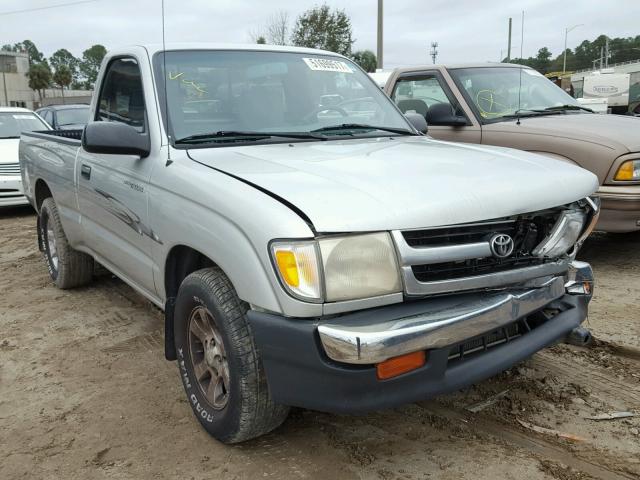 4TANL42N7YZ590679 - 2000 TOYOTA TACOMA SILVER photo 1