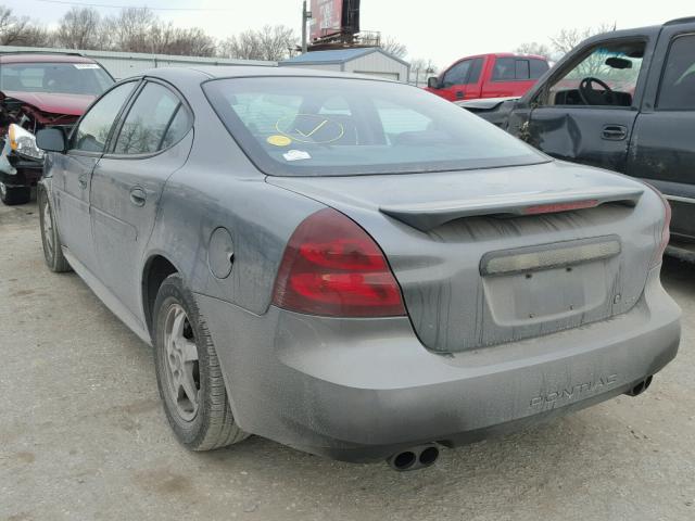 2G2WP522241336331 - 2004 PONTIAC GRAND PRIX GRAY photo 3