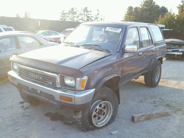 JT3VN39W5M0055229 - 1991 TOYOTA 4RUNNER VN BLUE photo 2