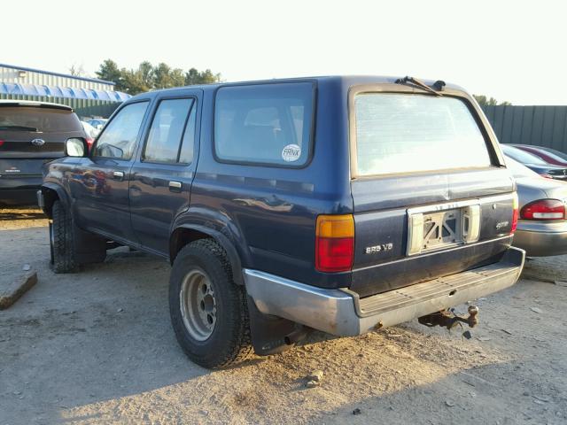 JT3VN39W5M0055229 - 1991 TOYOTA 4RUNNER VN BLUE photo 3