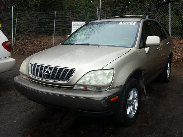 JTJGF10U010094711 - 2001 LEXUS RX 300 TAN photo 2