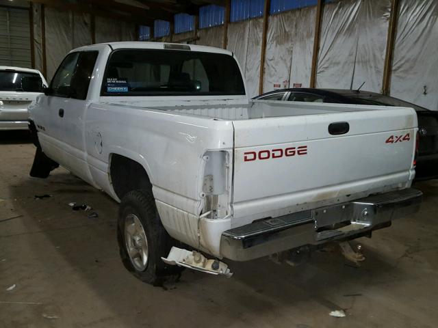 3B7HF13Z9VG731997 - 1997 DODGE RAM 1500 WHITE photo 3