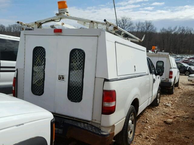 1FTRF12208KC10866 - 2008 FORD F150 WHITE photo 4