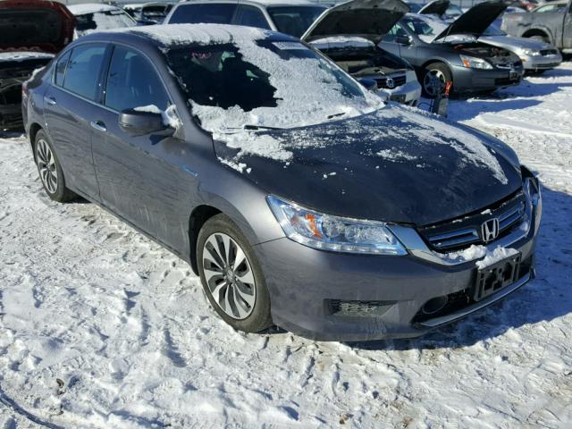 1HGCR6F75EA006311 - 2014 HONDA ACCORD HYB BLACK photo 1