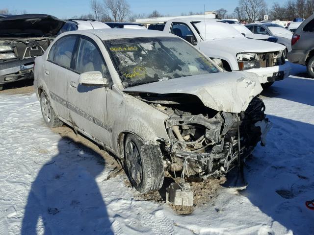 KNADE123186427211 - 2008 KIA RIO BASE WHITE photo 1