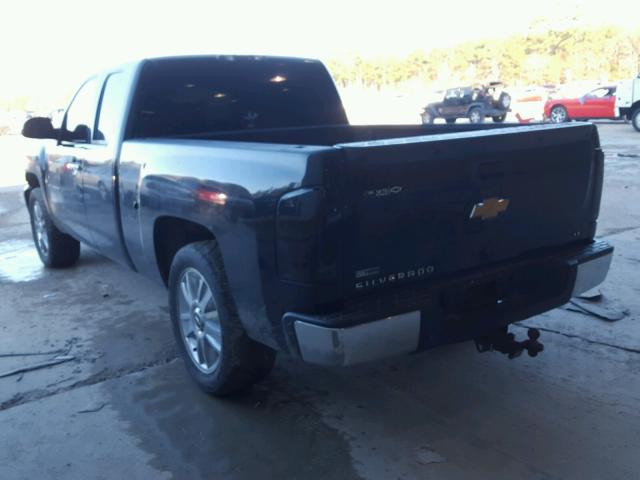 1GCRCSE08CZ122513 - 2012 CHEVROLET SILVERADO BLACK photo 3