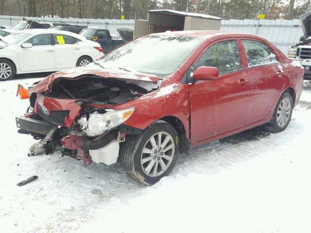 JTDBL40E29J004030 - 2009 TOYOTA COROLLA BA RED photo 2