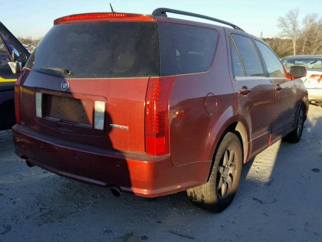 1GYEE637760187288 - 2006 CADILLAC SRX BURGUNDY photo 4