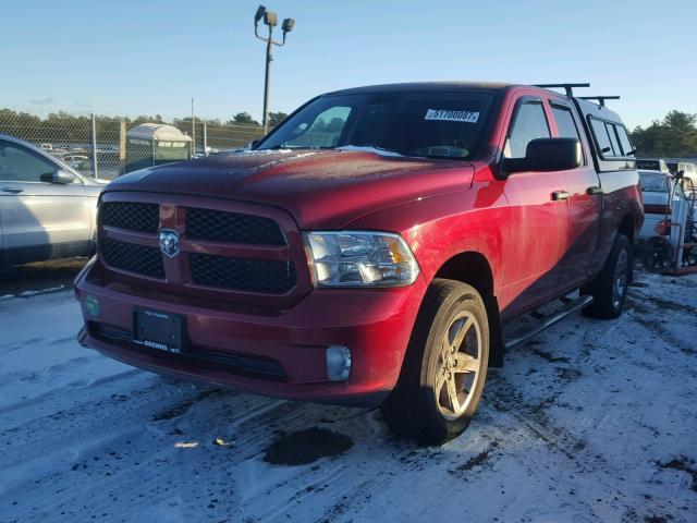 1C6RR7FTXES220711 - 2014 RAM 1500 ST RED photo 2