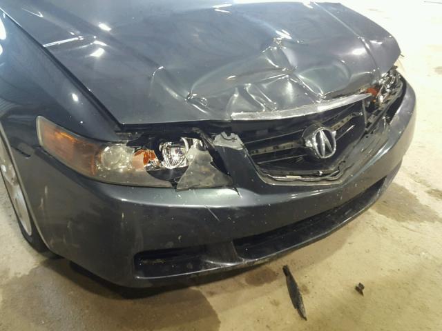 JH4CL96854C012055 - 2004 ACURA TSX GRAY photo 9