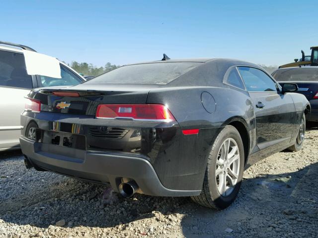 2G1FD1E38F9271001 - 2015 CHEVROLET CAMARO LT BLACK photo 4