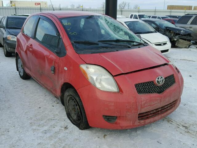 JTDJT923275103148 - 2007 TOYOTA YARIS ORANGE photo 1