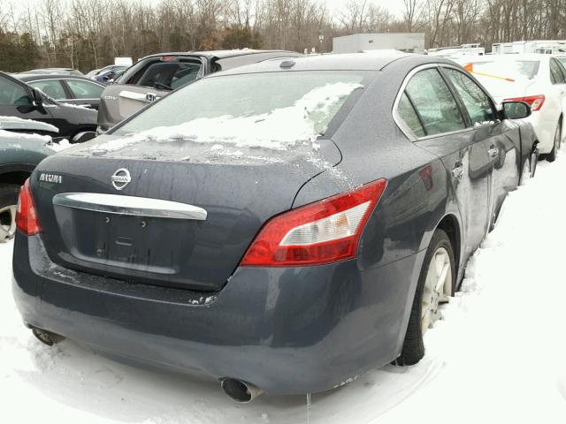 1N4AA51E09C822985 - 2009 NISSAN MAXIMA S GRAY photo 4