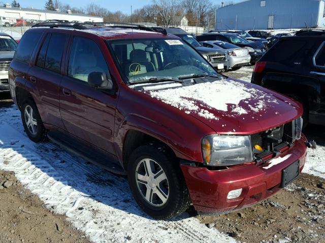 1GNDT13S072287583 - 2007 CHEVROLET TRAILBLAZE RED photo 1