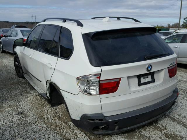 5UXFE43589L272655 - 2009 BMW X5 XDRIVE3 თეთრი ფოტო 3