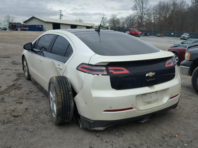 1G1RD6E4XCU113552 - 2012 CHEVROLET VOLT WHITE photo 3