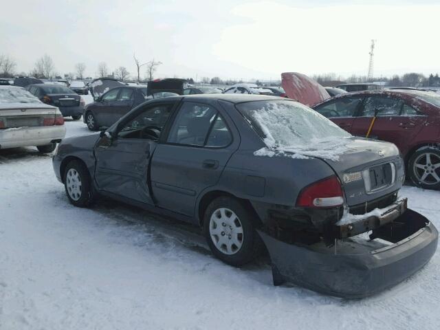 3N1CB51DX1L479900 - 2001 NISSAN SENTRA XE GRAY photo 3