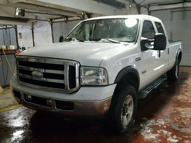 1FTWW31P87EB05078 - 2007 FORD F350 SRW S WHITE photo 2