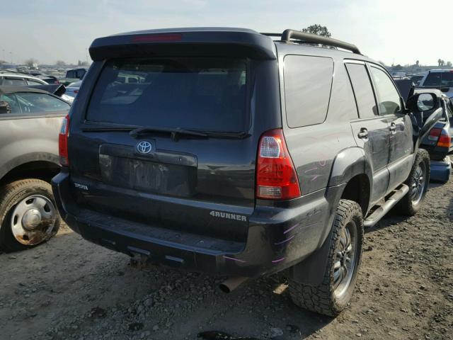 JTEBU14R570112794 - 2007 TOYOTA 4RUNNER SR CHARCOAL photo 4