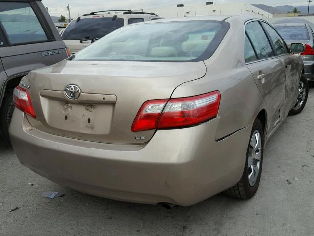 4T4BE46K19R053694 - 2009 TOYOTA CAMRY BASE GOLD photo 4