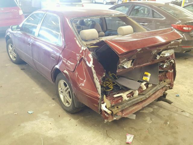 4T1BF22K9YU938886 - 2000 TOYOTA CAMRY LE RED photo 3