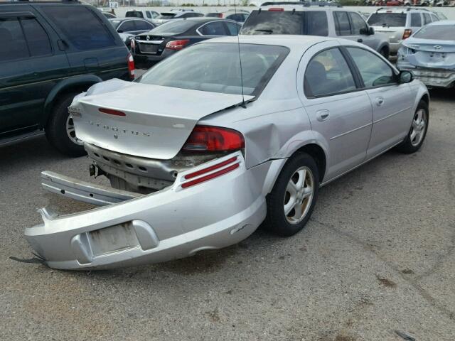 1B3EL46X45N647117 - 2005 DODGE STRATUS SX SILVER photo 4